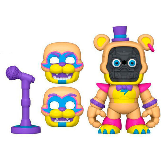 FIGURA SNAPS! FIVE NIGHT AT FREDDYS GLAMROCK FREDDY WITH DRESSING ROOM image 1