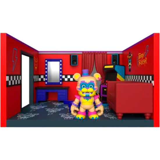 FIGURA SNAPS! FIVE NIGHT AT FREDDYS GLAMROCK FREDDY WITH DRESSING ROOM image 2