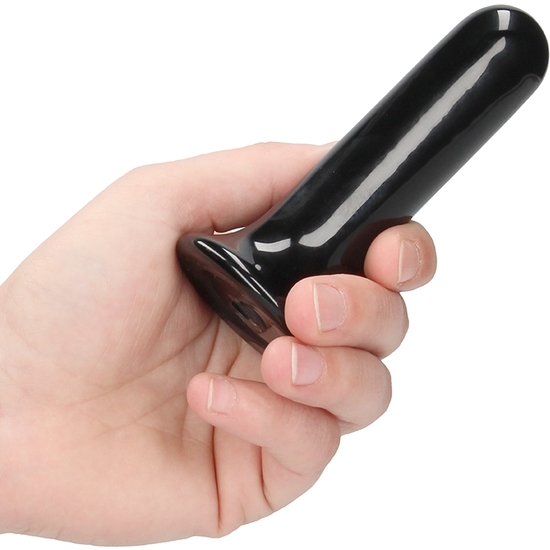 THUMBY - GLASS VIBRATOR - WITH SUCTION CUP AND REMOTE - RECHARGEABLE - 10 SPEED - BLACK image 8