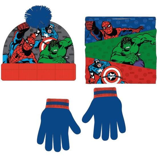 CONJUNTO 3 PIEZAS AVENGERS image 0