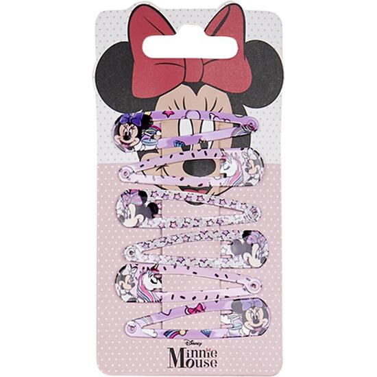 ACCESORIOS PELO CLIPS 6 PIEZAS MINNIE image 0