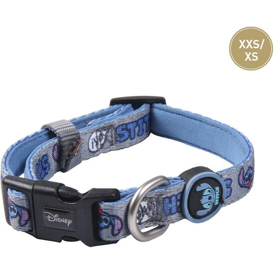 COLLAR PREMIUM PARA PERROS XXS/XS STITCH DARK BLUE image 0