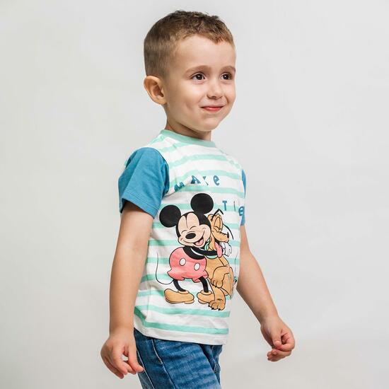 CAMISETA CORTA SINGLE JERSEY MICKEY MULTICOLOR image 3