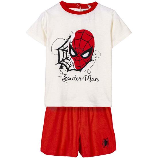 PIJAMA CORTO SINGLE JERSEY SPIDERMAN RED image 0