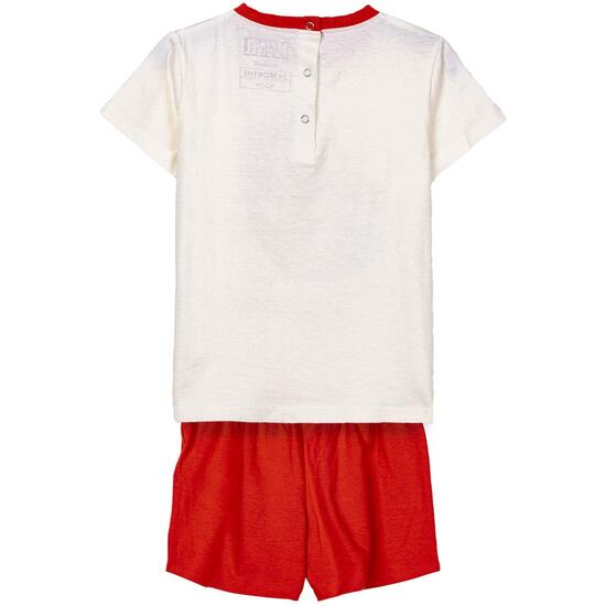 PIJAMA CORTO SINGLE JERSEY SPIDERMAN RED image 1