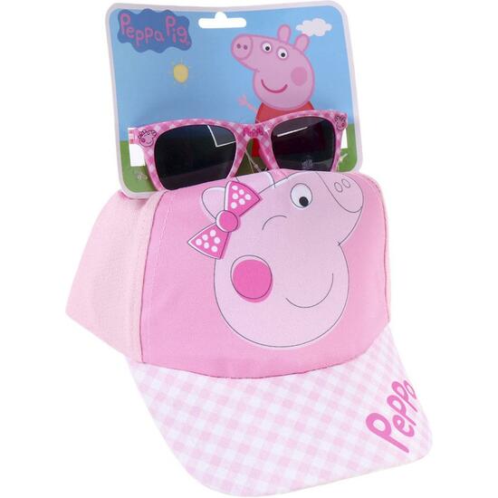 GORRA SET GAFAS DE SOL PEPPA PIG PINK image 0