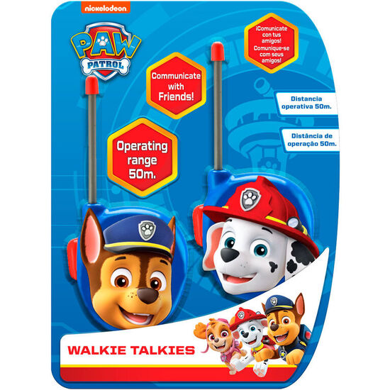 WALKIE TALKIE 3D PATRULLA CANINA PAW PATROL image 0