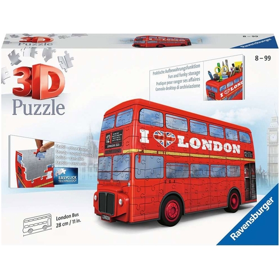 PUZZLE 3D VEHÍCULOS LONDON BUS 216 PIEZAS image 0