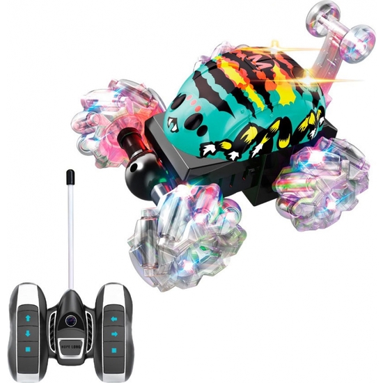 COCHE RADIO CONTROL STUNTS DERRAPE 360º 7 FUNCIONES 20 CM image 0