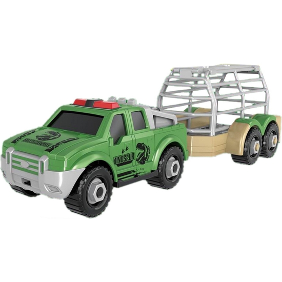 COCHE CON JAULA DINOSAURIOS 2 MODELOS SURTIDOS CAJA 36X11X16 CM image 0