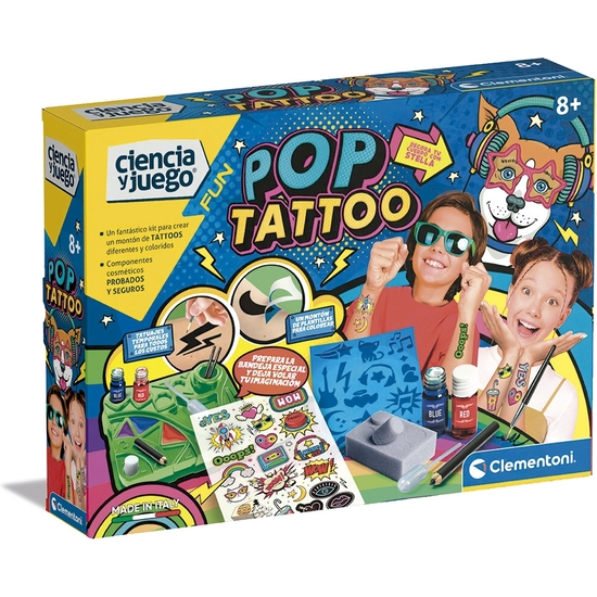 CIENCIA SET POP TATTOO + 8 AÑOS image 0