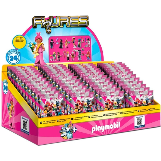 PLAYMOBIL EXPOSITOR 48 SOBRES COLECCIONABLES S24 NIÑAS image 0