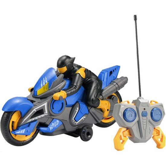 MOTO RADIO CONTROL CON FIGURA 7 FUNCIONES LUZ Y MÚSICA, CAJA 34X13X21 image 0