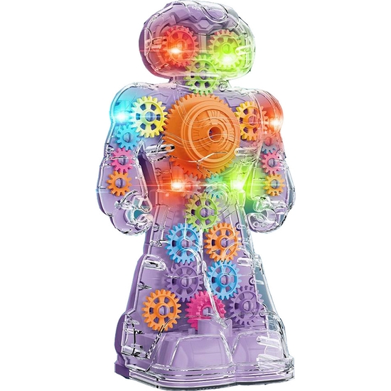 ROBOT CON LUZ, SONIDO Y MOVIMIENTO 21 CM image 1