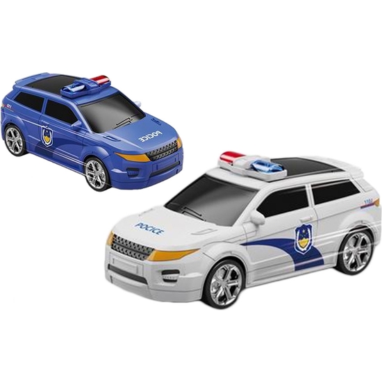 COCHE POLICÍA CON ACCESORIOS 2 COLORES. CAJA 39X27 image 2