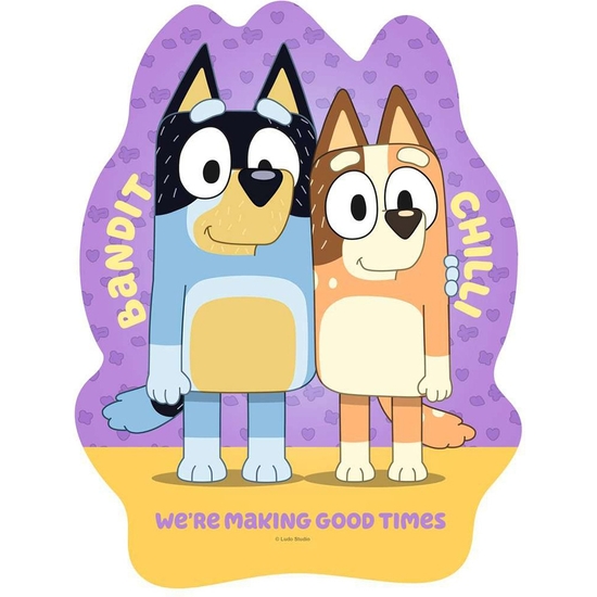 BLUEY PUZZLE 4 EN 1 - 10 -12 -14 -16 PIEZAS image 1