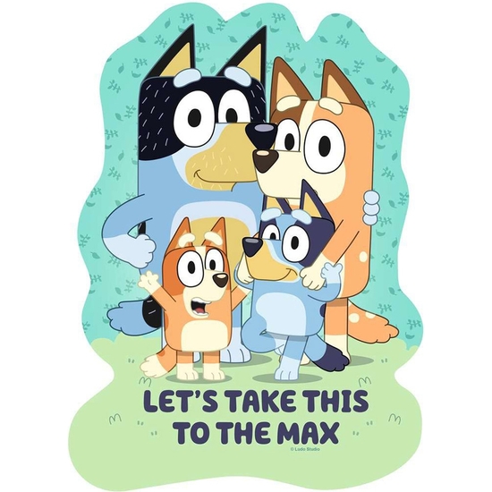 BLUEY PUZZLE 4 EN 1 - 10 -12 -14 -16 PIEZAS image 2