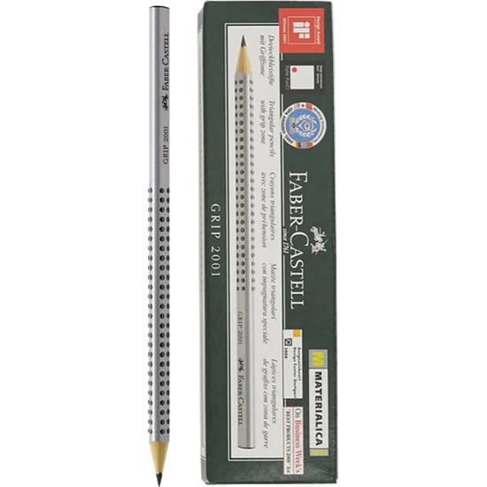 CAJA 12 LÁPICES FABER CASTELL GRIP 2001 GRADUACIÓN HB image 0