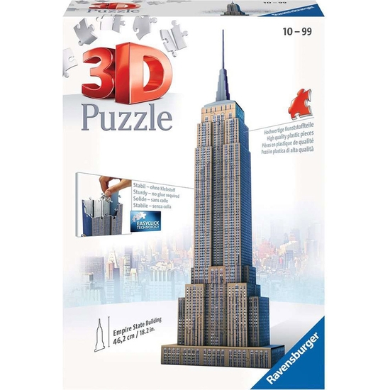 PUZZLE 3D EDIFICIOS EMPIRE STATE BUILDING 54 PIEZAS image 0