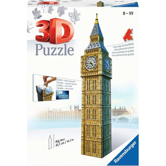 PUZZLE 3D EDIFICIOS BIG BEN 216 PIEZAS image 0