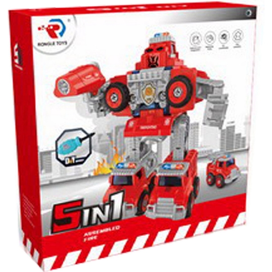 SET 5 TRANSFORMER ROBOT - VEHÍCULO. CAJA 25X7X26 image 0