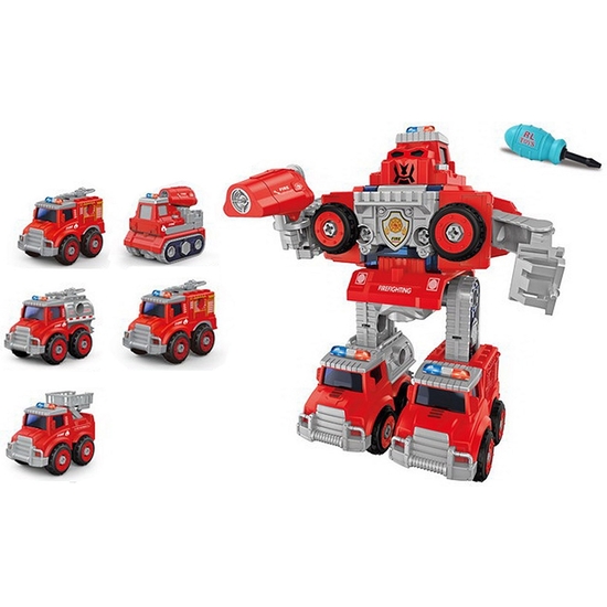SET 5 TRANSFORMER ROBOT - VEHÍCULO. CAJA 25X7X26 image 1
