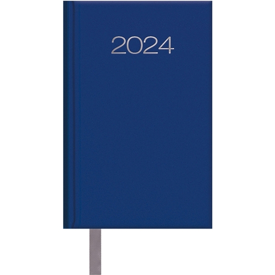 AGENDA 2024 SEMANA VISTA BOLSILLO 8,5X13 AZUL LISBOA image 0