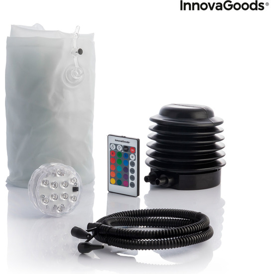ASIENTO HINCHABLE CON LED MULTICOLOR Y MANDO A DISTANCIA PULIGHT INNOVAGOODS image 1