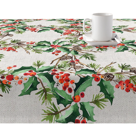 MANTEL RESINADO ANTIMANCHAS MODELO MERRY CHRISTMAS 54 image 1