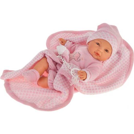 MUÑECA BIMBA TOQUILLA ROSA 37 CM. image 0