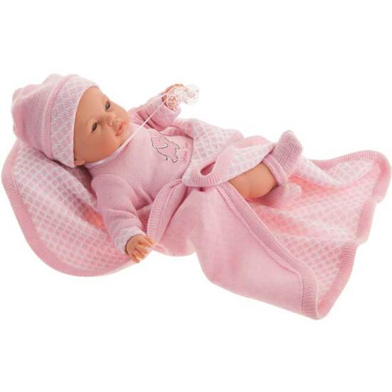 MUÑECA BIMBA TOQUILLA ROSA 37 CM. image 1