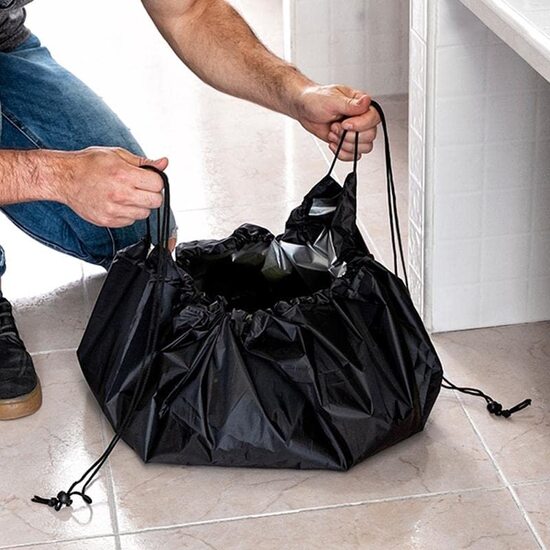 ESTERILLA PARA VESTUARIOS Y BOLSA IMPERMEABLE 2 EN 1 GYMBAG INNOVAGOODS image 5