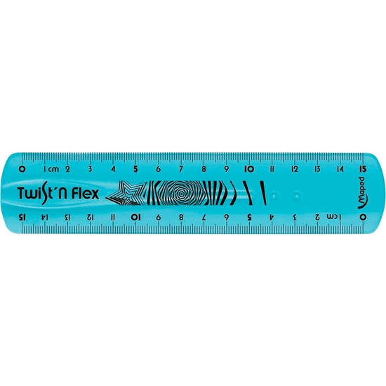 REGLA FLEXIBLE MAPED 15 CM. 3 COLORES image 3