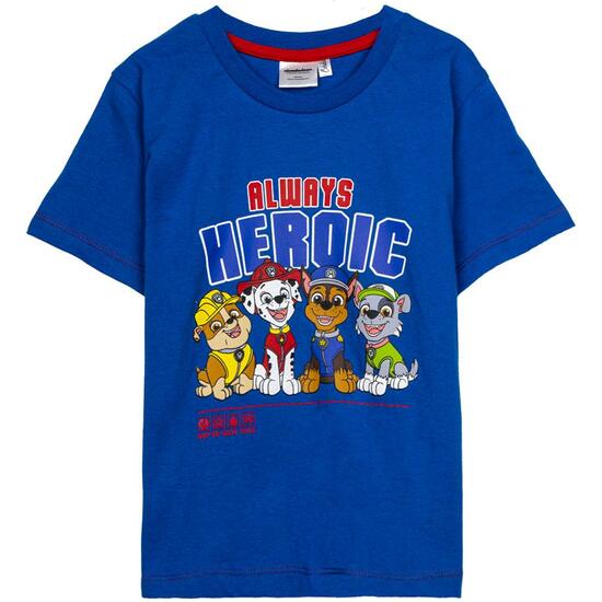 CAMISETA CORTA SINGLE JERSEY PAW PATROL DARK BLUE image 0