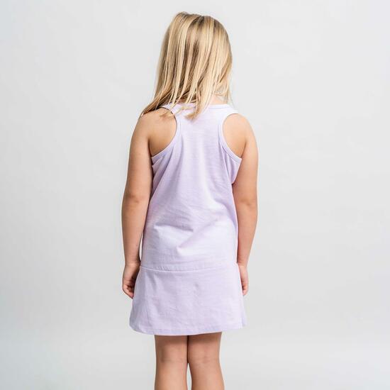 VESTIDO SINGLE JERSEY ACCESORIOS PRINCESS LA SIRENITA LILAC image 4