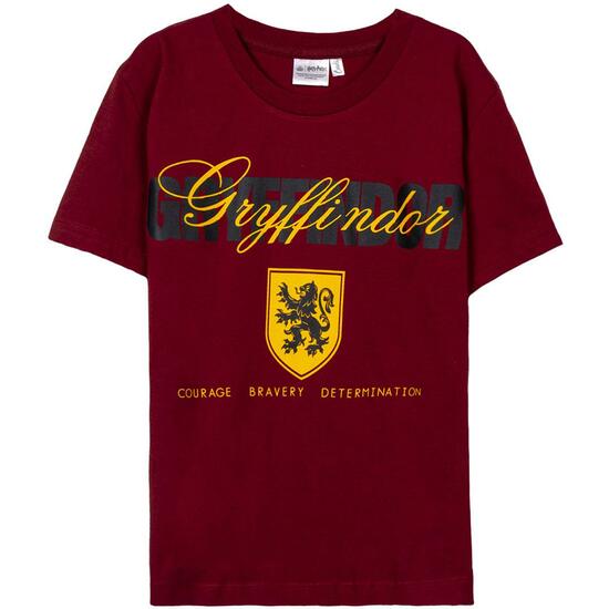 CAMISETA CORTA SINGLE JERSEY HARRY POTTER DARK RED image 0