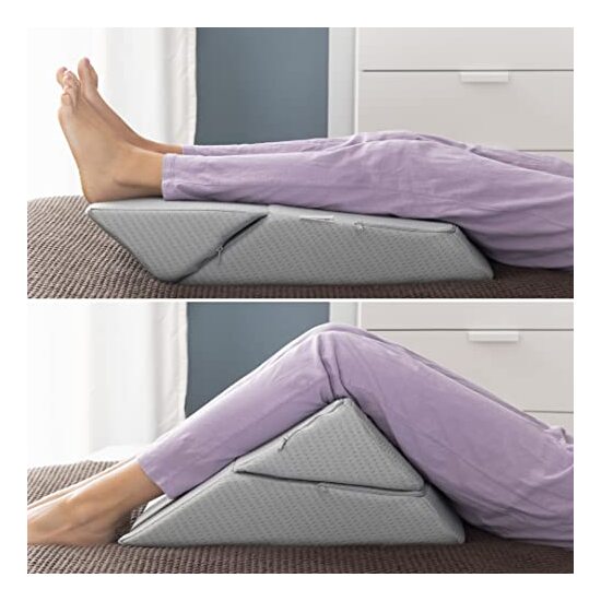 ALMOHADA TRIANGULAR MULTIPOSICIÓN DE DOBLE DE CUÑA THRELLOW INNOVAGOODS image 4