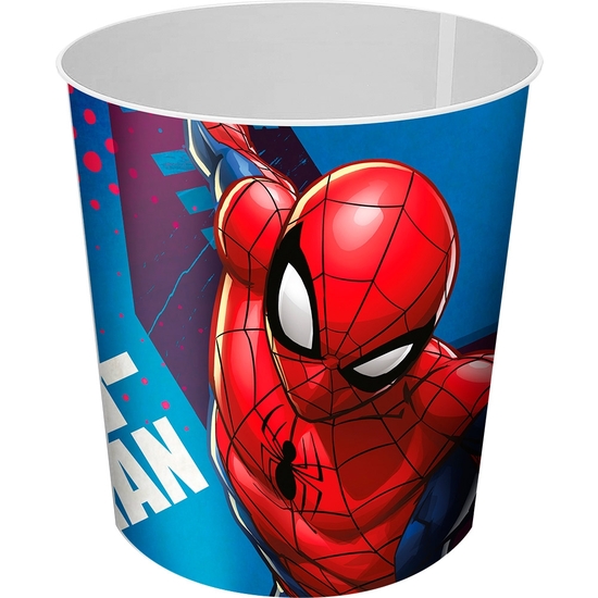 SPIDERMAN PAPELERA PLÁSTICO 21X21,5 CM image 0
