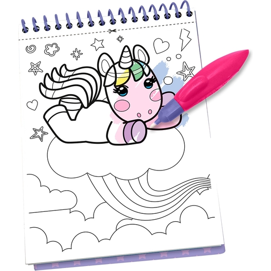 CUADERNO DIBUJO AQUA MAGIC UNICORNIO SWEET DREAMS 13X28 image 1