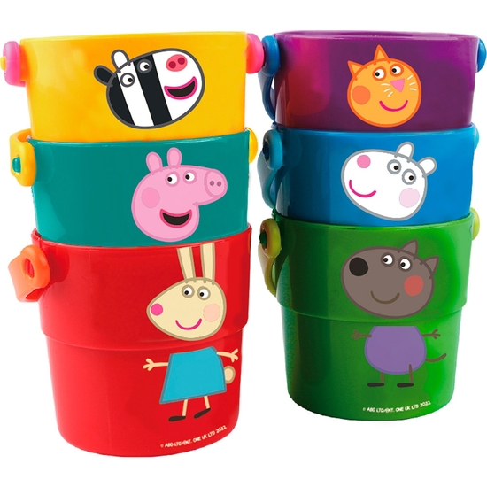 PEPPA PIG SET 6 CUBOS APILABLES Y ENCAJABLES image 1