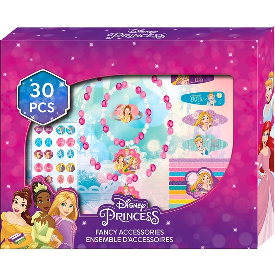 PRINCESAS DISNEY SET 30 ACCESORIOS PELO Y BISUTERÍA 26X21X4 image 0