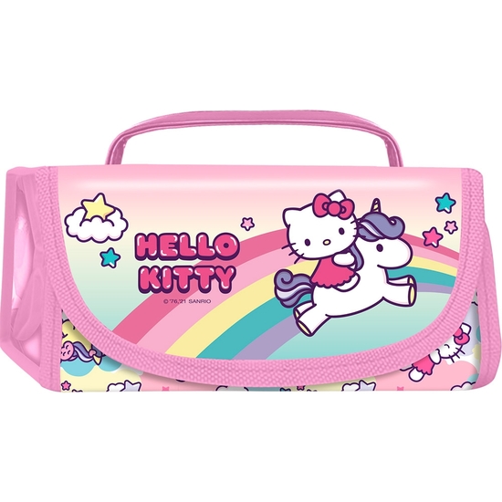 HELLO KITY NECESER ENRROLLABLE CON CEPILLO Y ACCESORIOS PELO image 0
