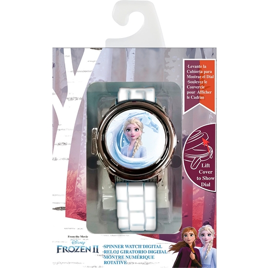 FROZEN RELOJ DIGITAL CON TAPA Y CORREA SILICONA EN ESTUCHE REGALO image 1