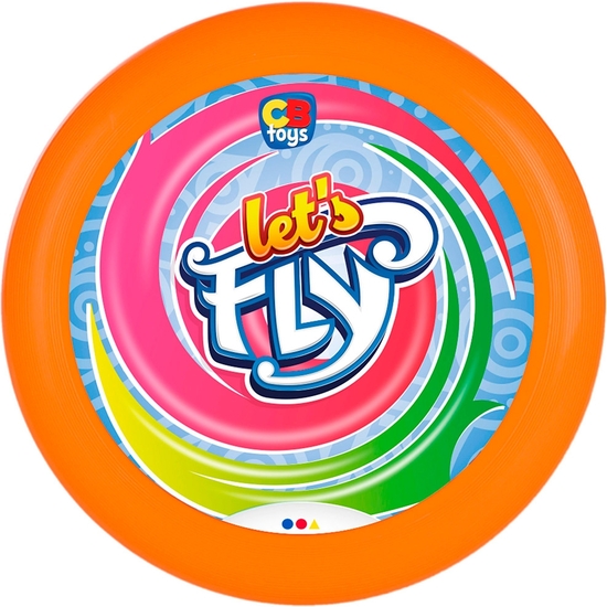 DISCO VOLADOR LETS FLY 23 CM 4 COLORES image 0