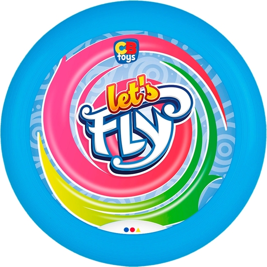 DISCO VOLADOR LETS FLY 23 CM 4 COLORES image 1