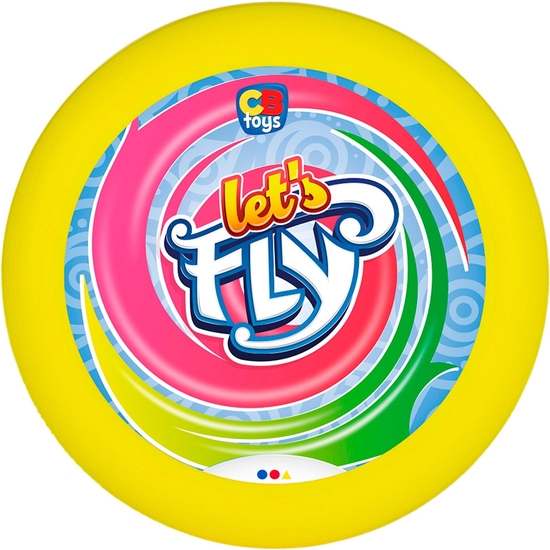 DISCO VOLADOR LETS FLY 23 CM 4 COLORES image 2