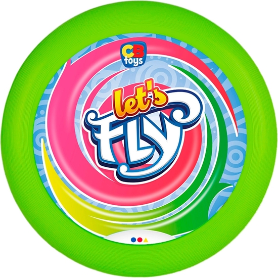 DISCO VOLADOR LETS FLY 23 CM 4 COLORES image 3
