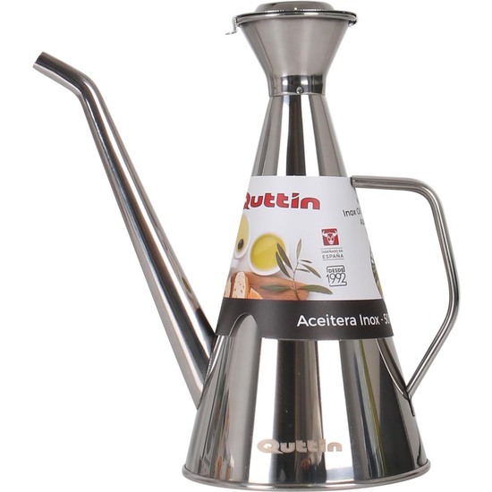 ACEITERA INOX 500ML LARGA QUTTIN image 1