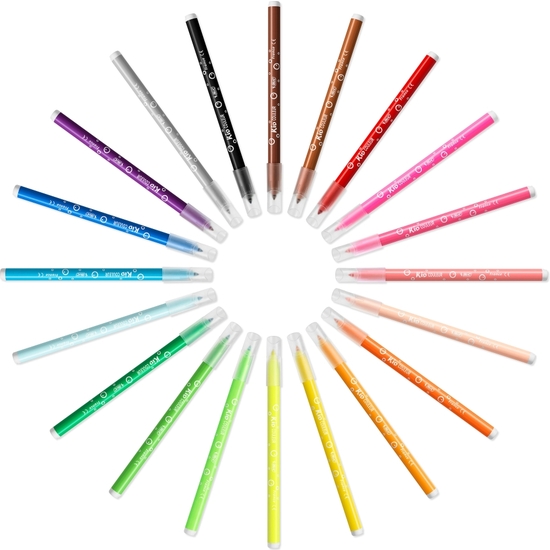 ESTUCHE 24 ROTULADORES BIC KIDS SUPER LAVABLE image 1
