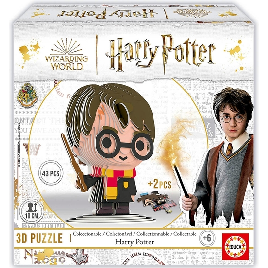 HARRY POTTER PUZZLE 3D FIGURA HARRY + 6 AÑOS image 0